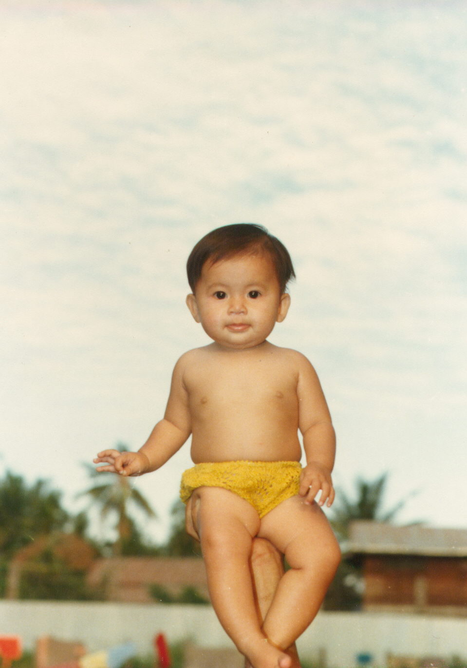 Helena age 2, Thai refugee camp.